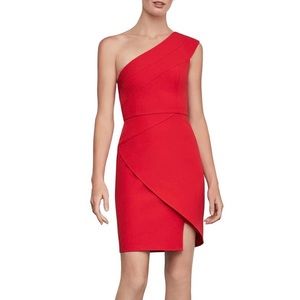 NWT BCBG MaxAzria One Shoulder Minidress